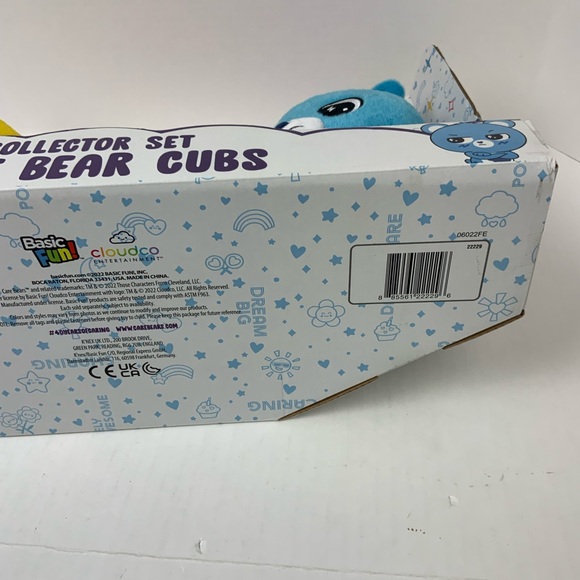 Care Bears Cubs Collector Set of 3 Funahine Cheer Grumpy Stuffed Animal Plush - Picture 8 of 9